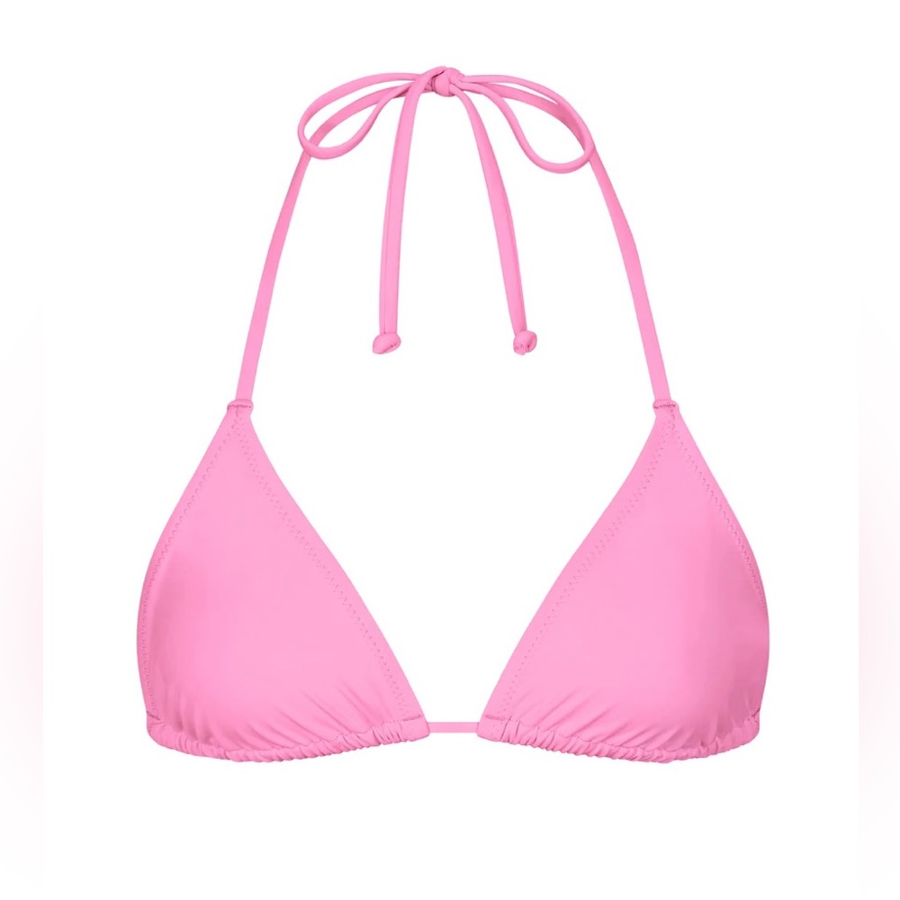 Skims Swim Triangle Top Sz Medium in Light Pink